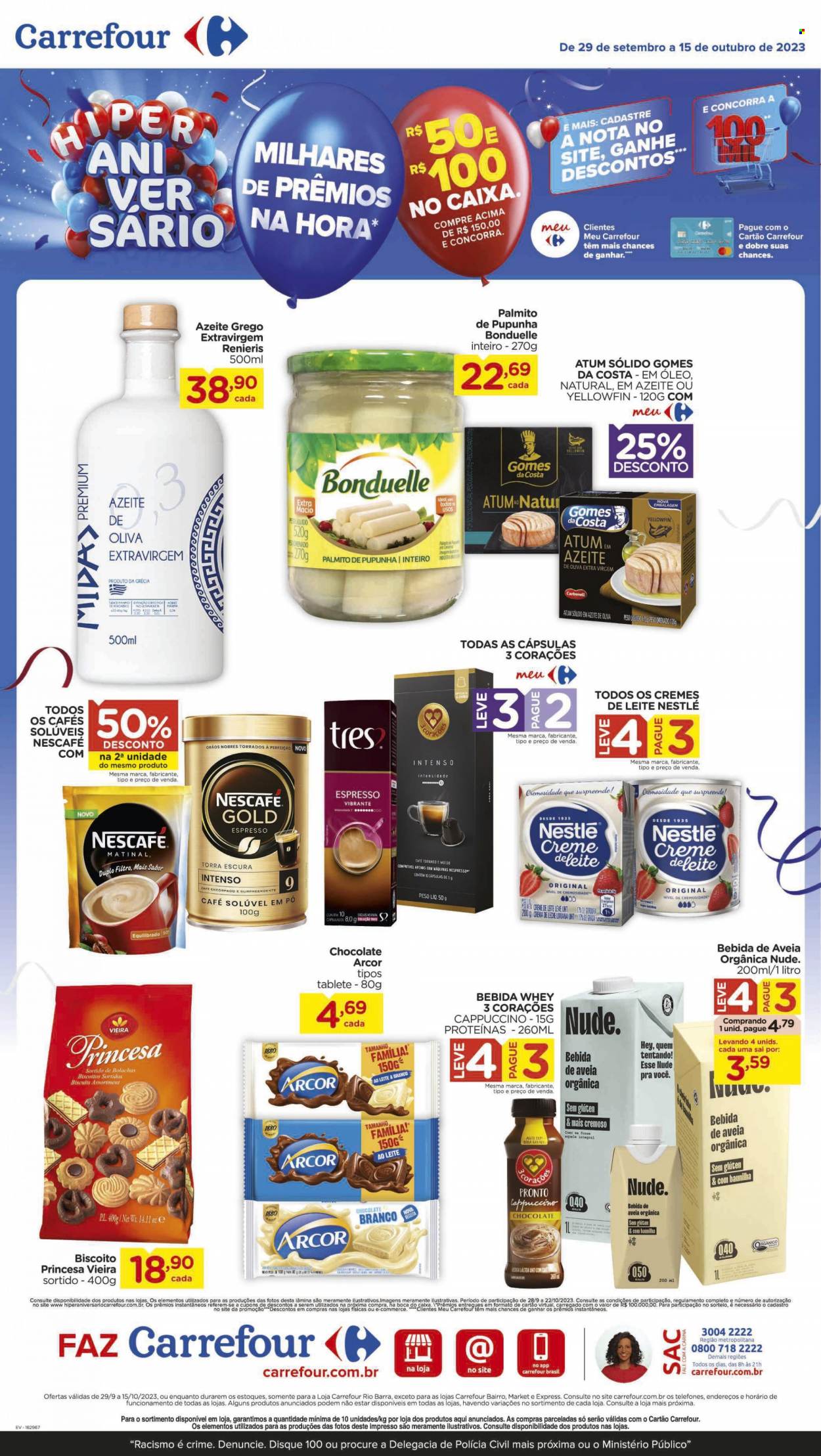 Folheto Carrefour Hiper - 29/09/2023 - 15/10/2023. Página 1