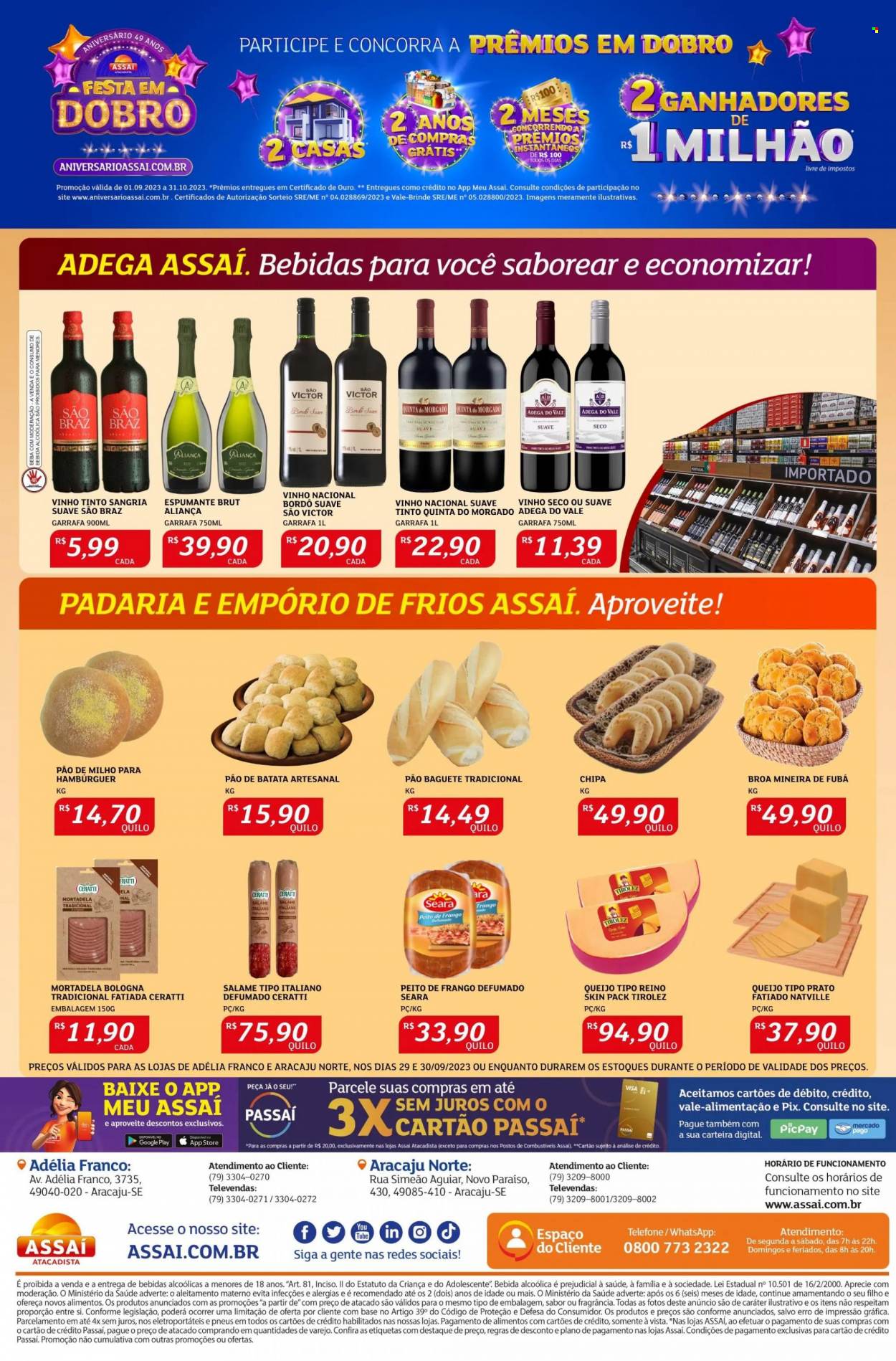 Folheto Assaí Atacadista - 29/09/2023 - 30/09/2023. Página 2