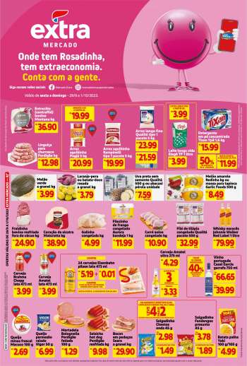 Folheto Mercado Extra - 29/09/2023 - 01/10/2023.