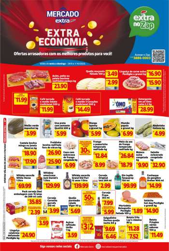 Folheto Mercado Extra - 29/09/2023 - 01/10/2023.