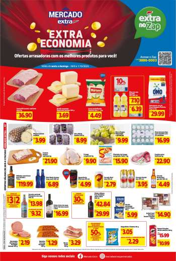 Folheto Mercado Extra - 29/09/2023 - 01/10/2023.