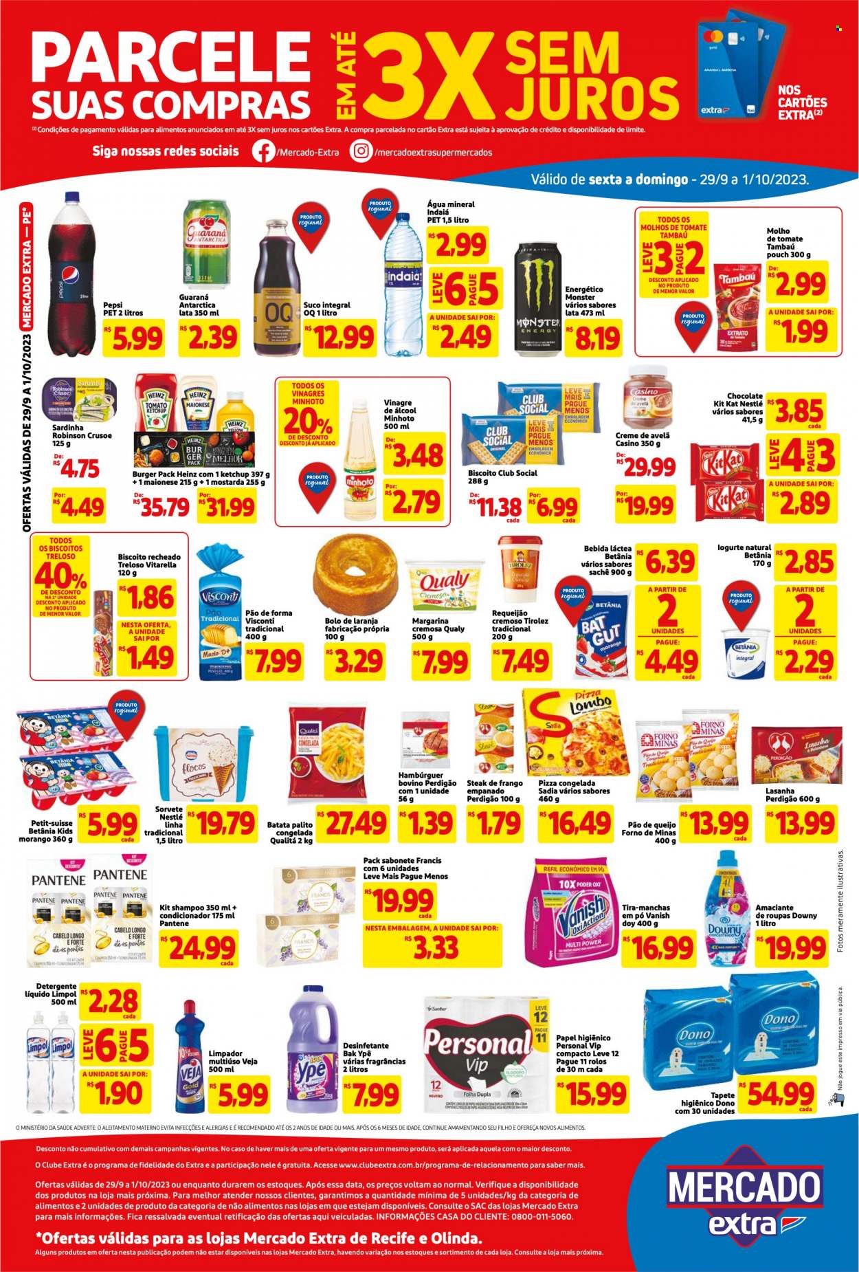 Folheto Mercado Extra - 29/09/2023 - 01/10/2023. Página 2
