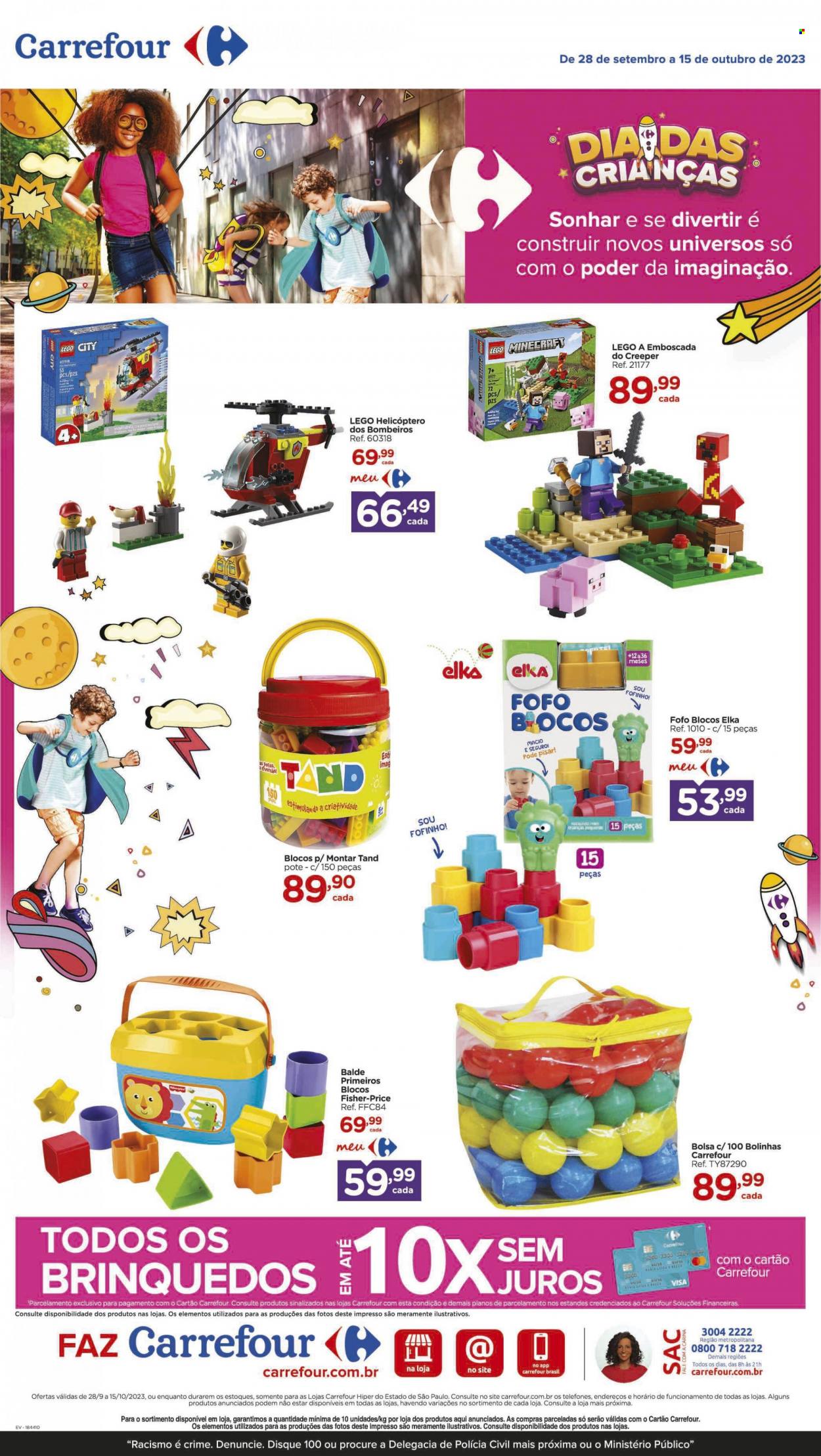 Folheto Carrefour Hiper - 28/09/2023 - 15/10/2023. Página 14