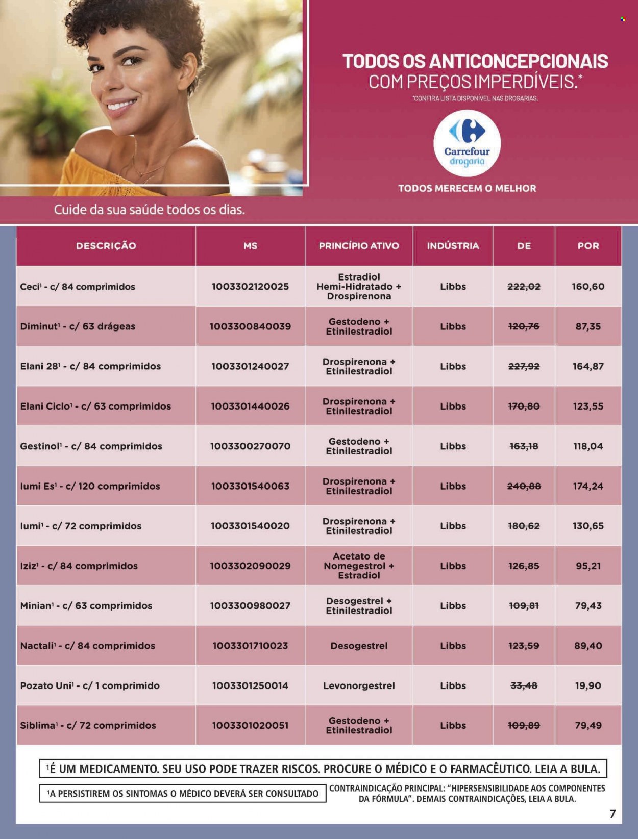 Folheto Carrefour Drogaria - 28/09/2023 - 22/10/2023. Página 7