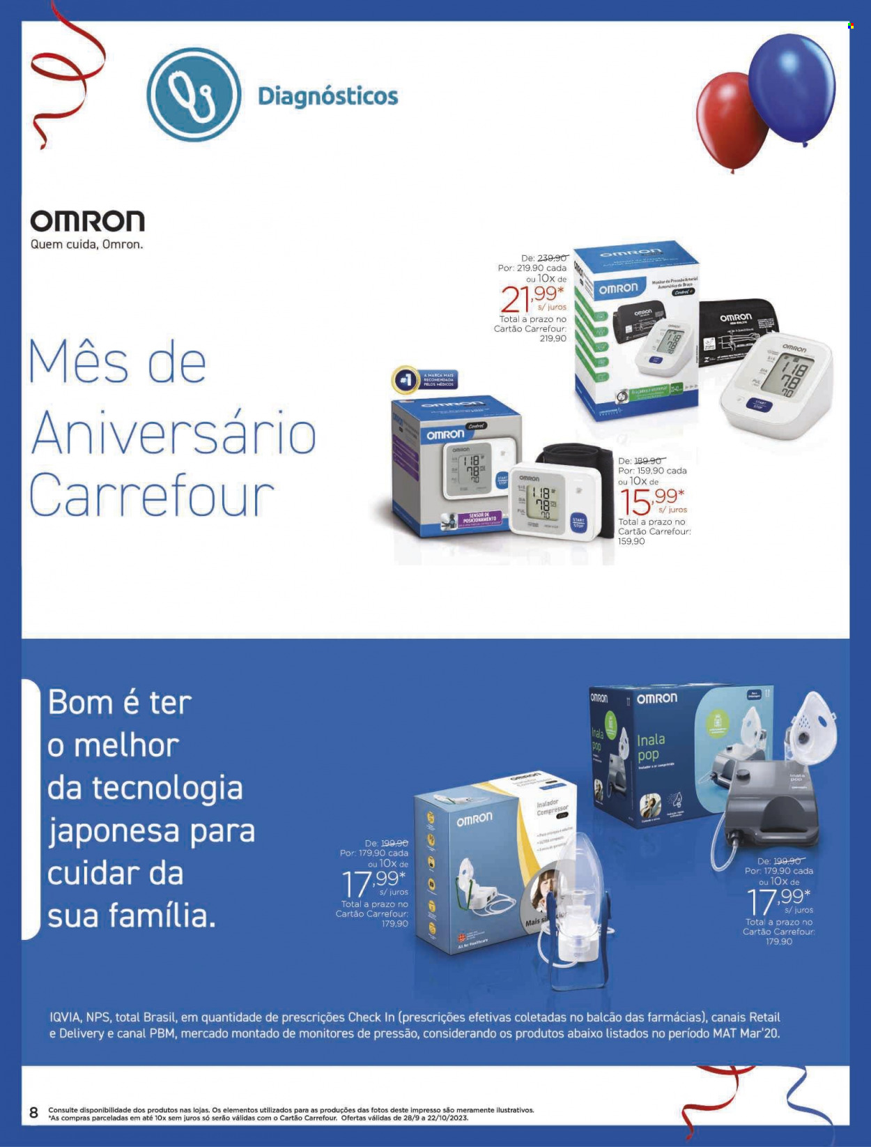 Folheto Carrefour Drogaria - 28/09/2023 - 22/10/2023. Página 8