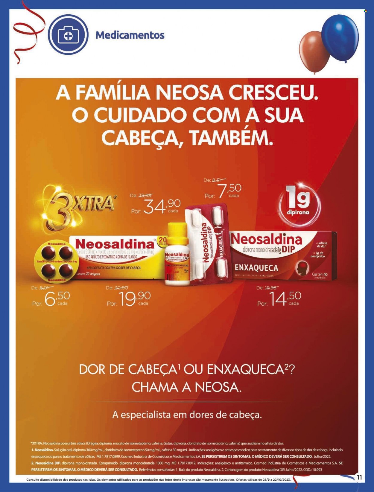 Folheto Carrefour Drogaria - 28/09/2023 - 22/10/2023. Página 11