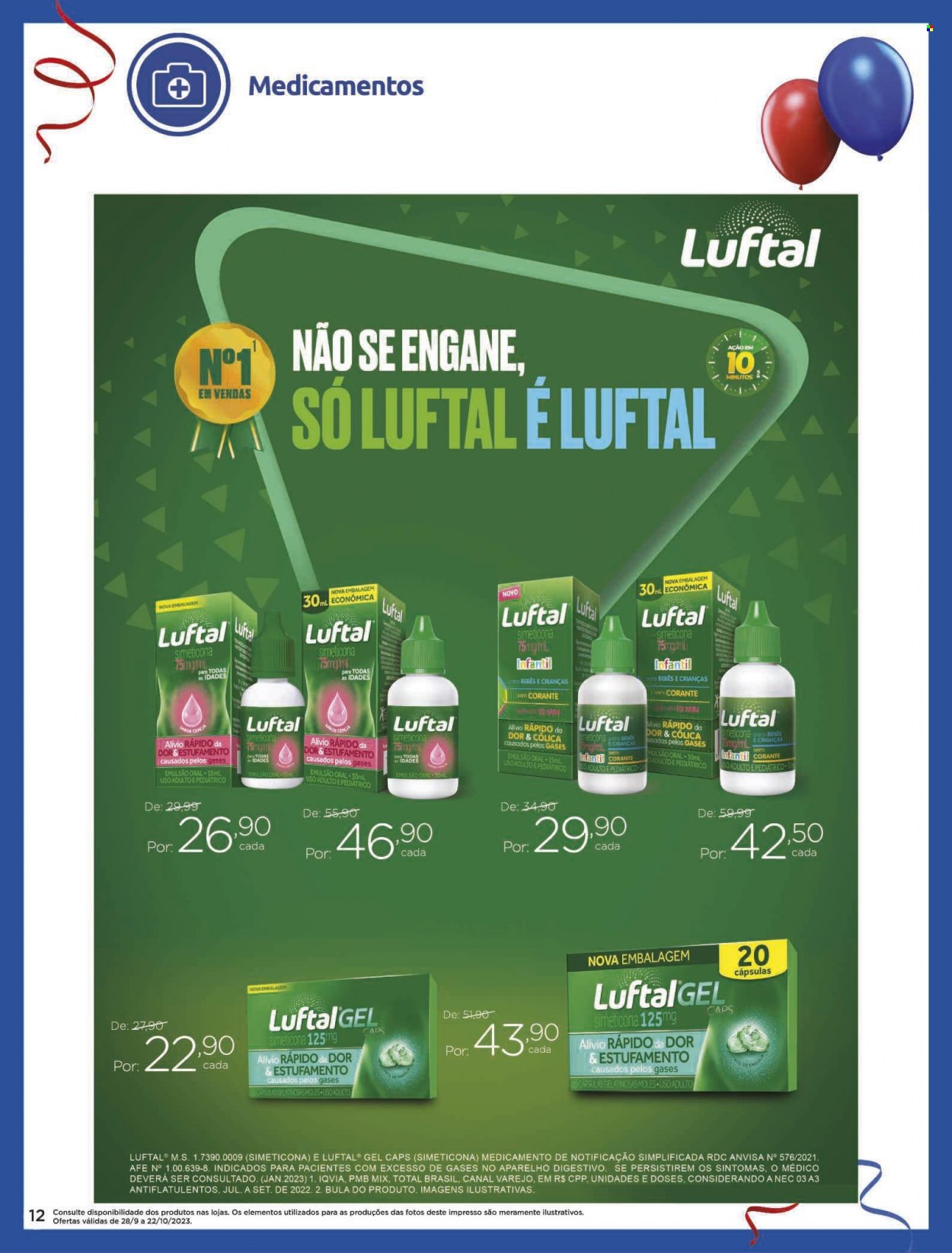 Folheto Carrefour Drogaria - 28/09/2023 - 22/10/2023. Página 12