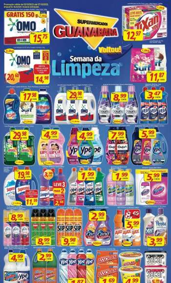 Folheto Supermercados Guanabara - 03/10/2023 - 07/10/2023.
