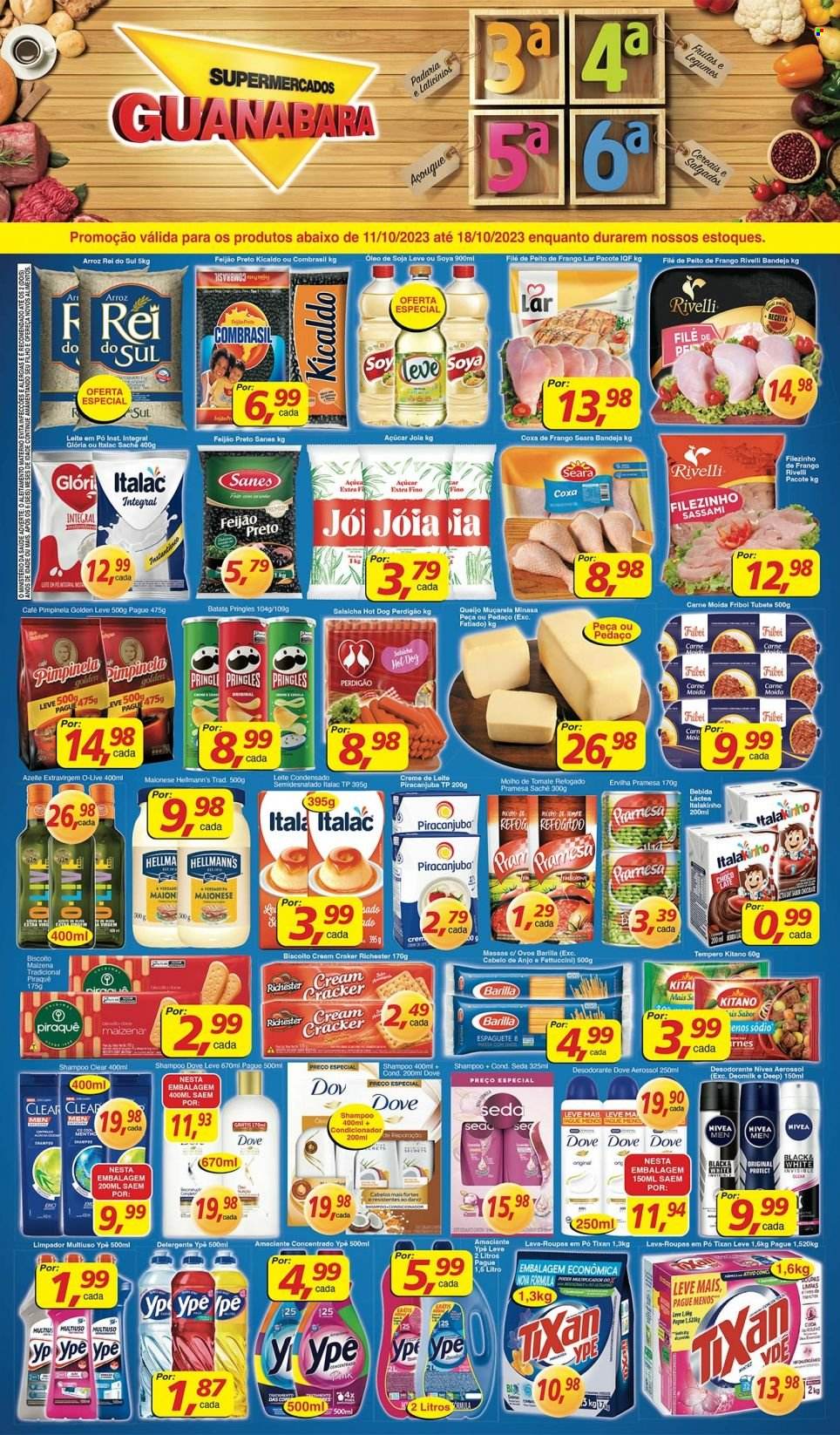 Folheto Supermercados Guanabara - 11/10/2023 - 18/10/2023. Página 1