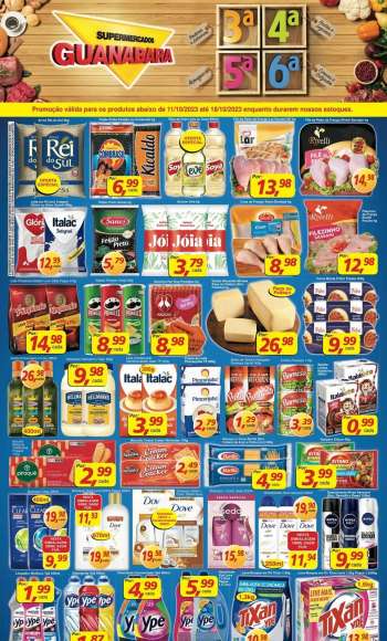 Folheto Supermercados Guanabara - 11/10/2023 - 18/10/2023.