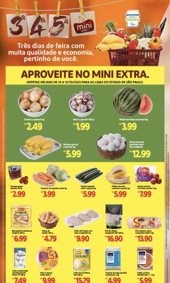 Folheto Mini Extra - 10/10/2023 - 12/10/2023.