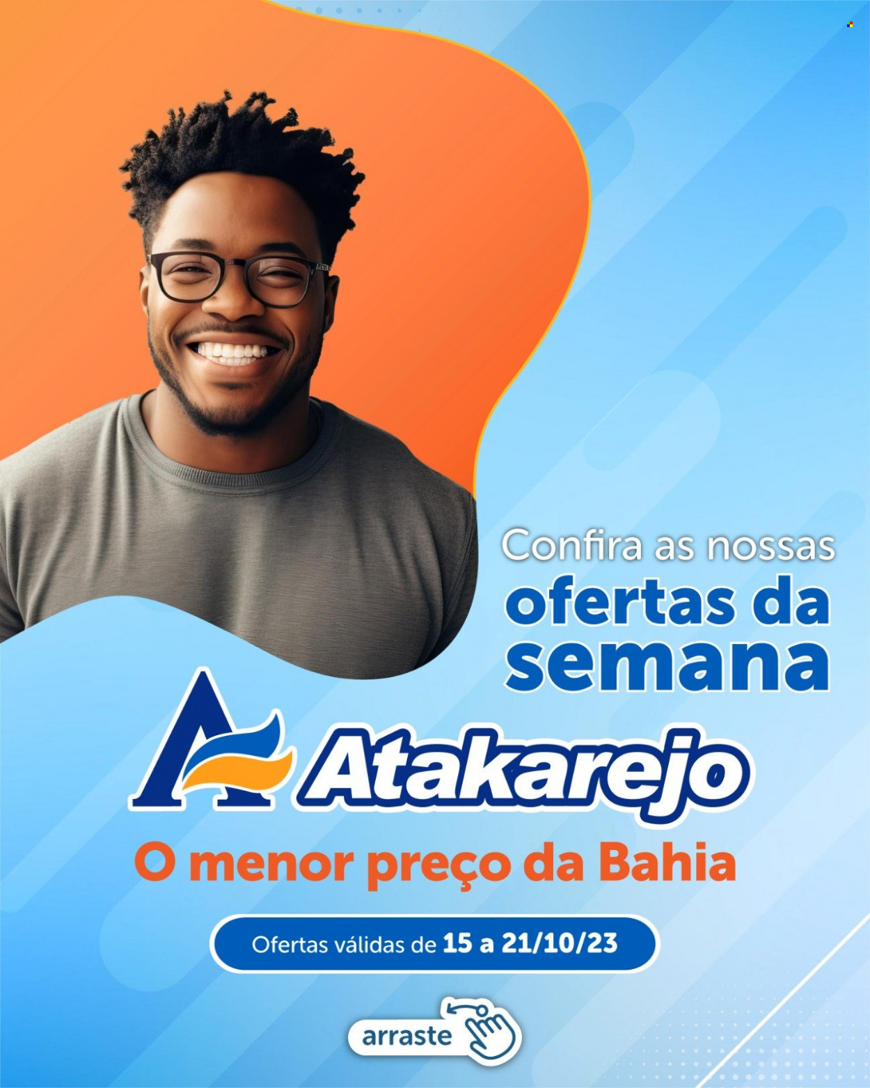 Folheto Atakadão Atakarejo - 15/10/2023 - 21/10/2023. Página 1