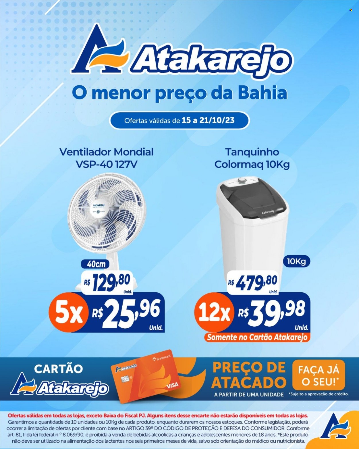 Folheto Atakadão Atakarejo - 15/10/2023 - 21/10/2023. Página 9
