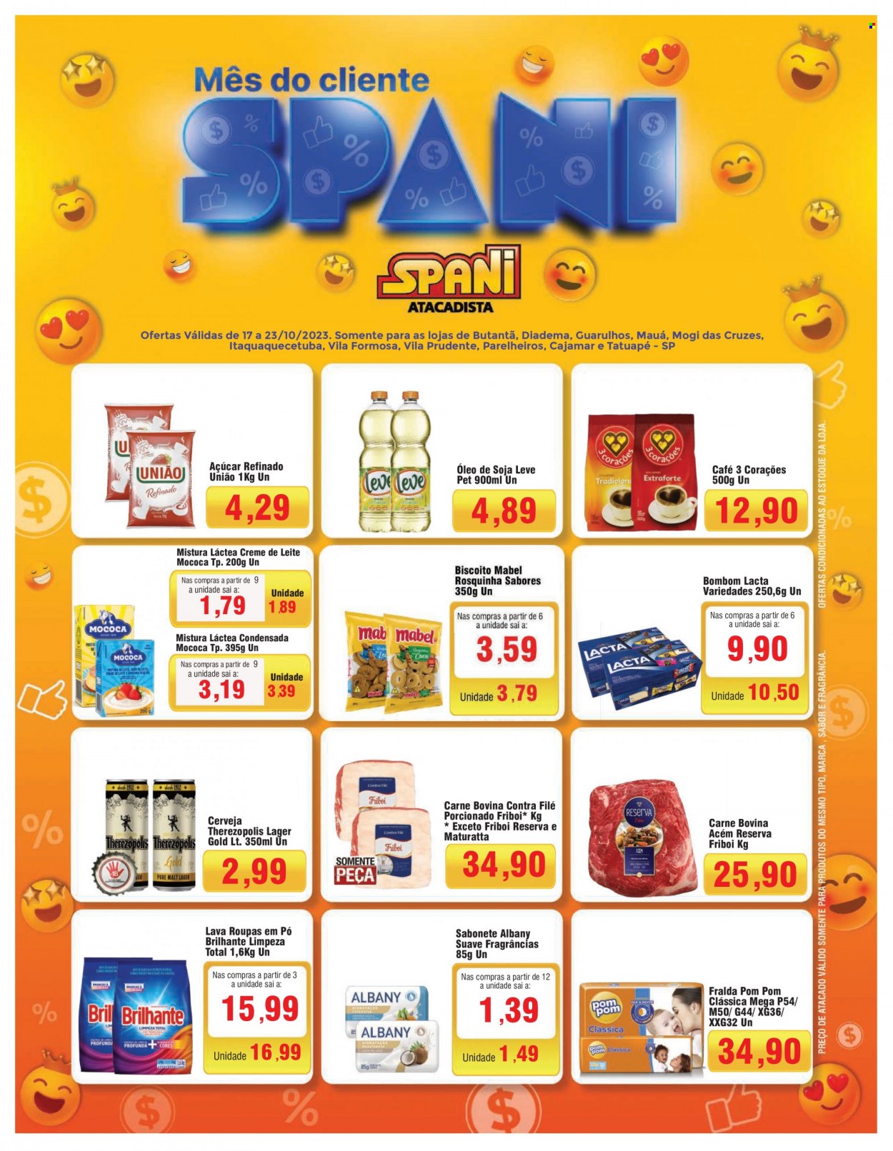 Folheto Spani Atacadista - 17/10/2023 - 23/10/2023. Página 1