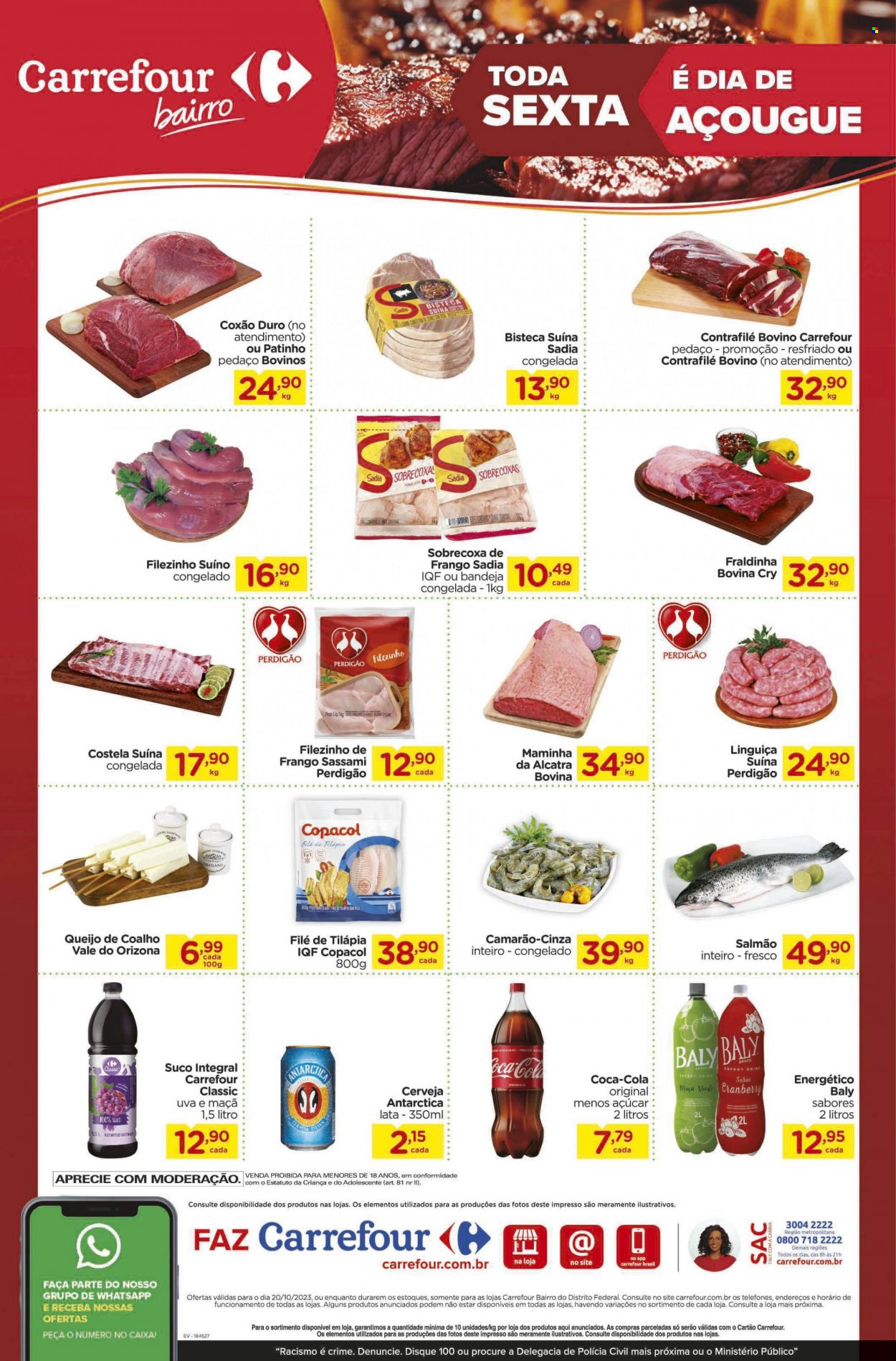 Folheto Carrefour Bairro - 20/10/2023 - 20/10/2023. Página 1
