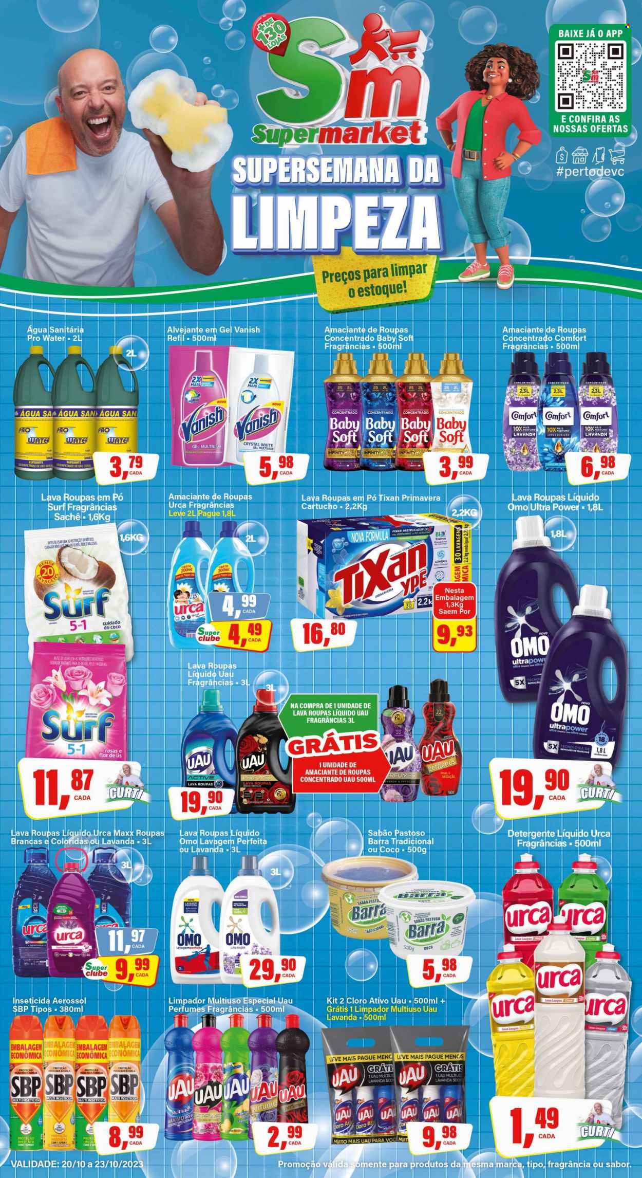 Folheto Rede Supermarket - 20/10/2023 - 23/10/2023. Página 1