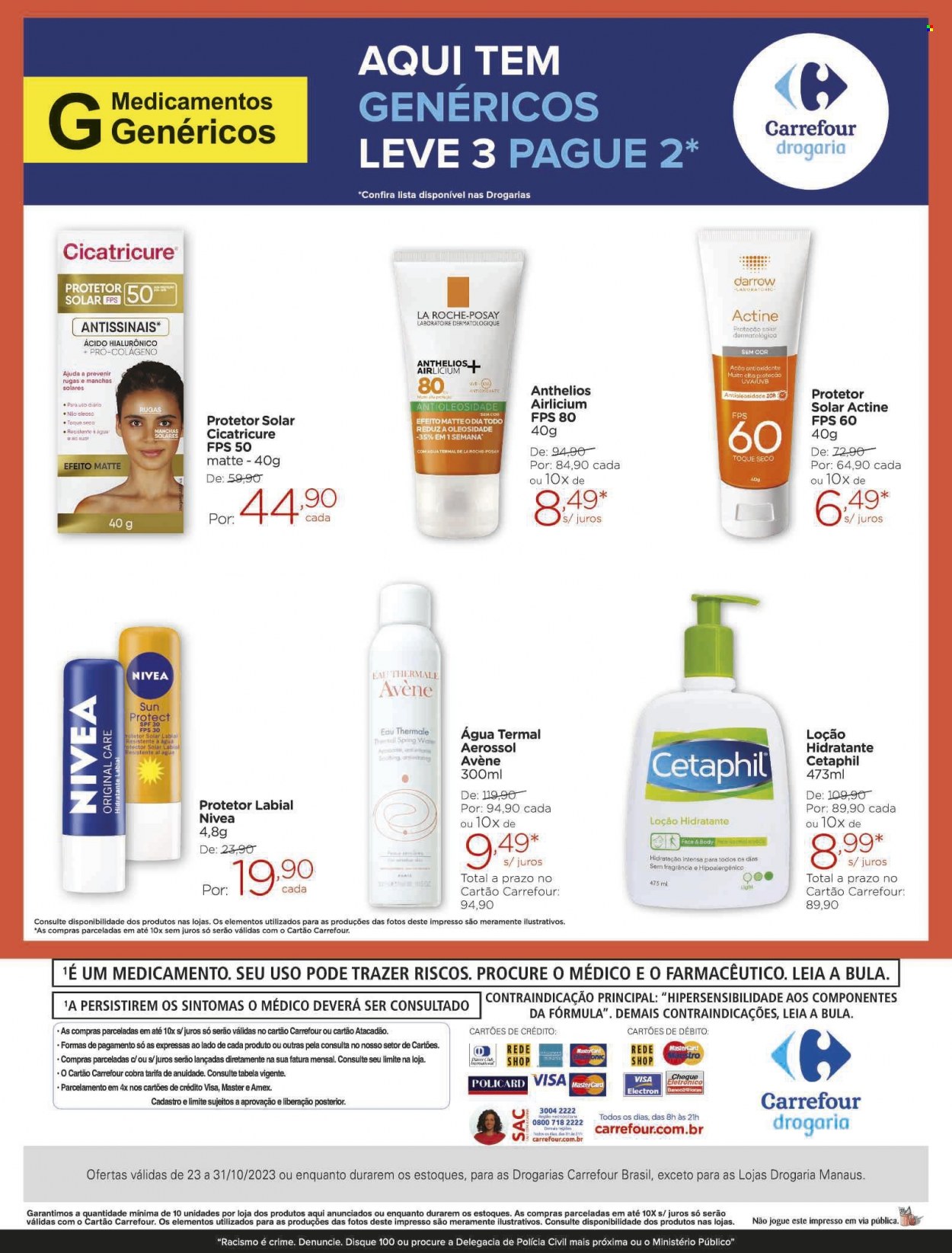 Folheto Carrefour Drogaria - 23/10/2023 - 31/10/2023. Página 2