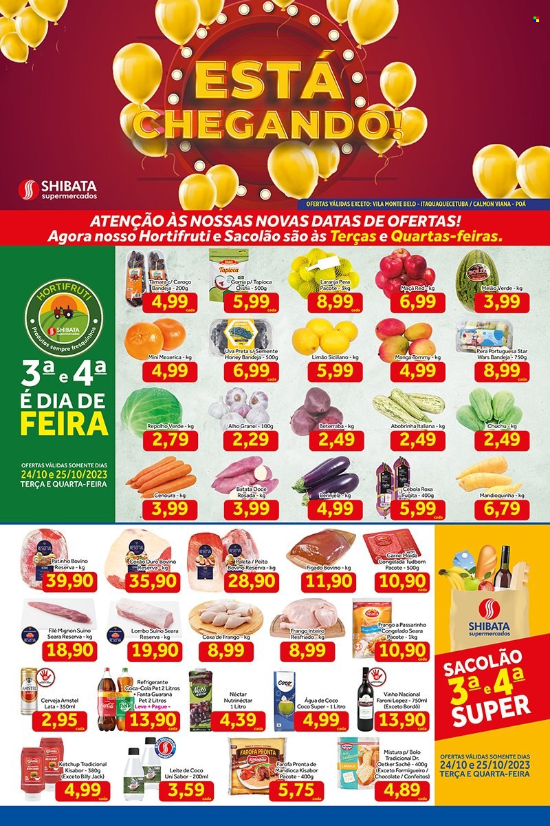 Folheto Shibata Supermercados - 24/10/2023 - 30/10/2023. Página 1