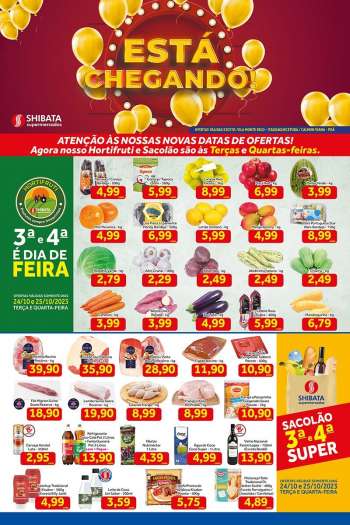 Folheto Shibata Supermercados - 24/10/2023 - 30/10/2023.