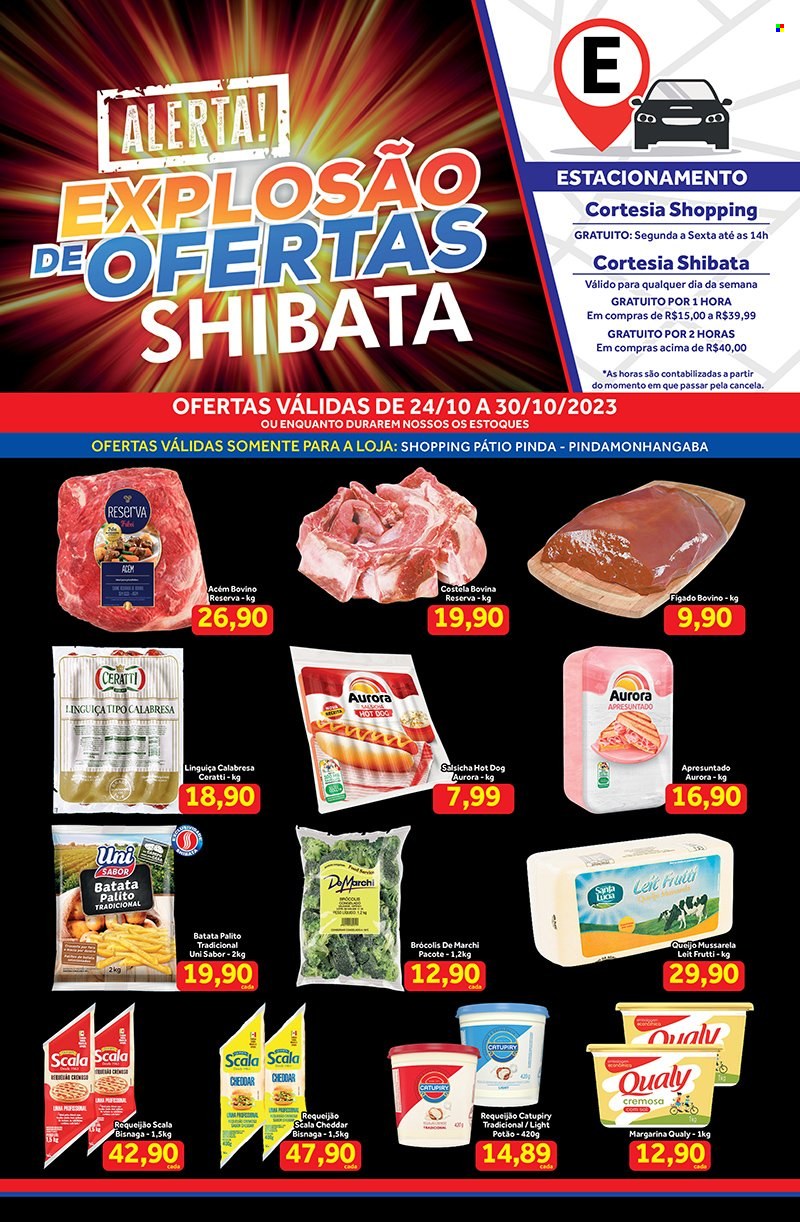 Folheto Shibata Supermercados - 24/10/2023 - 30/10/2023. Página 1