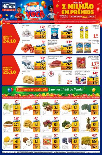 Folheto Tenda Atacado - 24/10/2023 - 25/10/2023.