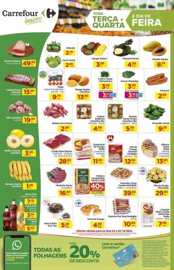 Folheto Carrefour Bairro - 24/10/2023 - 25/10/2023.