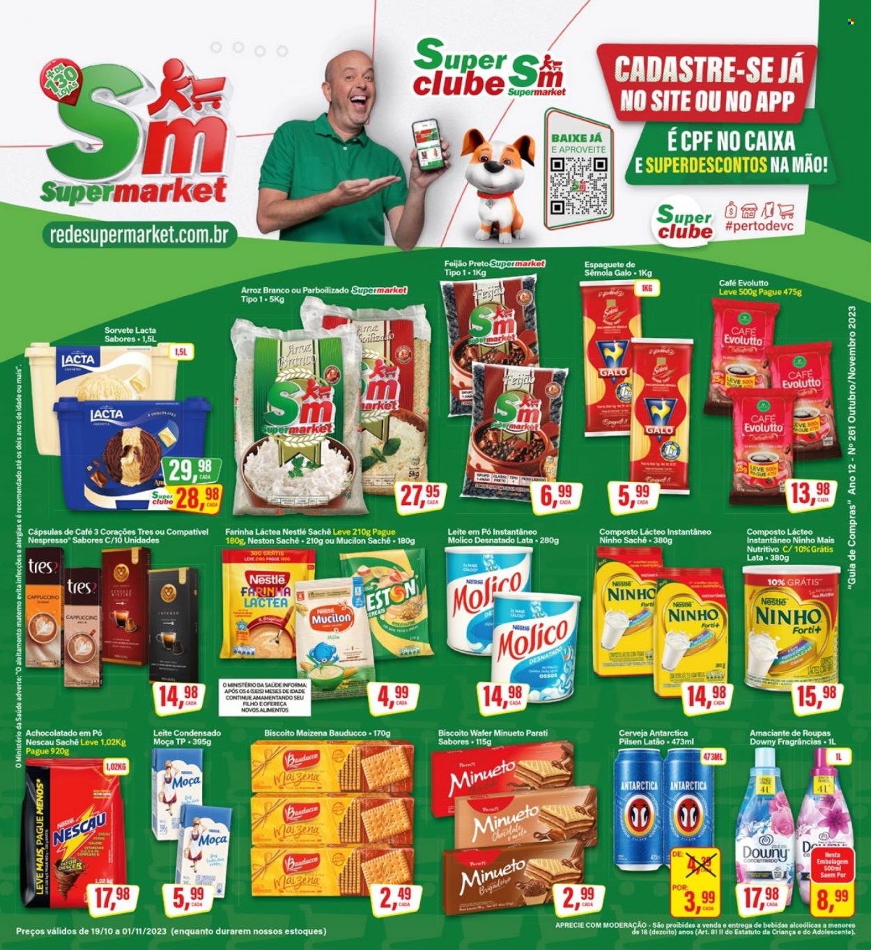 Folheto Rede Supermarket - 19/10/2023 - 01/11/2023. Página 1