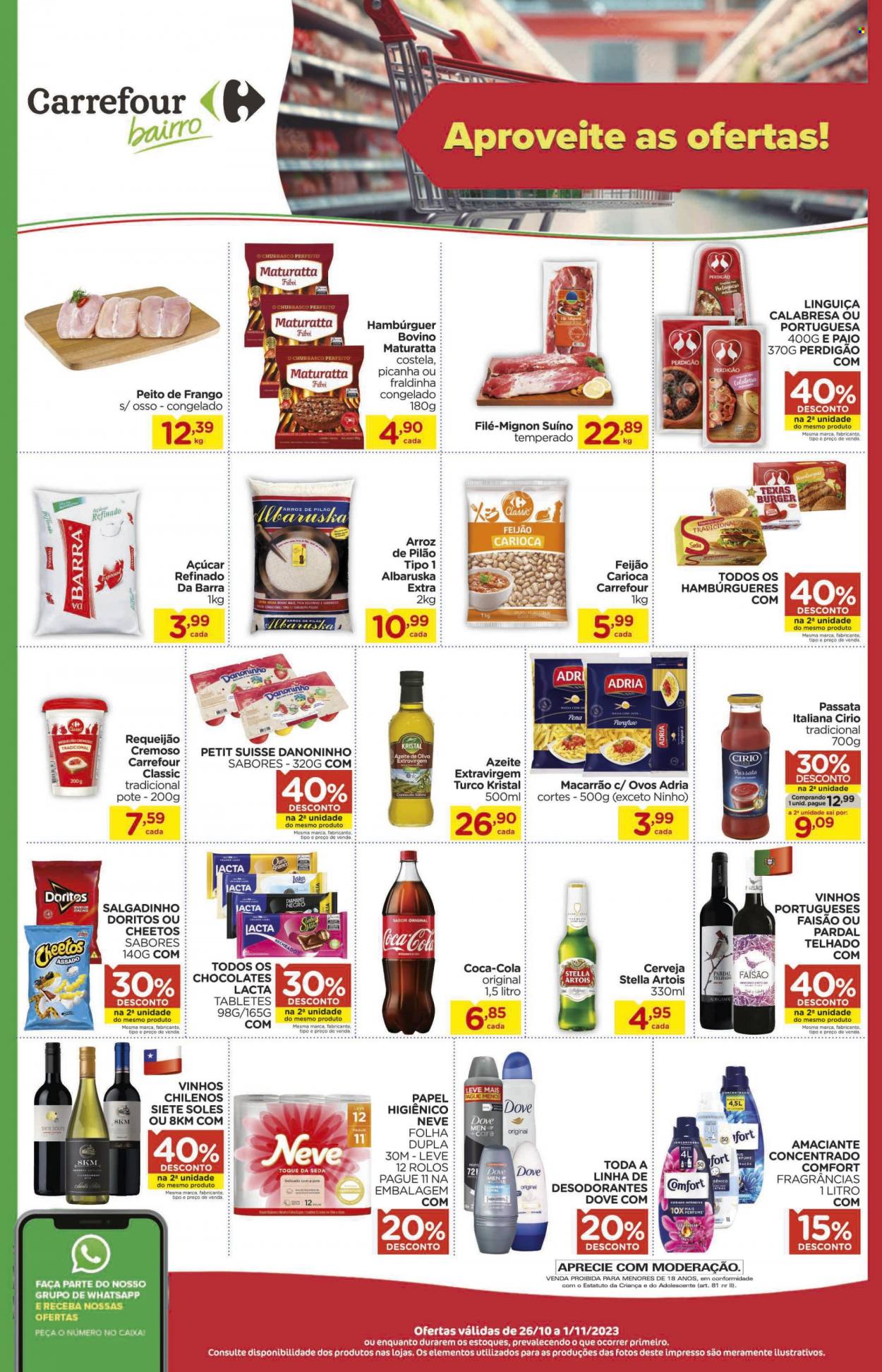 Folheto Carrefour Bairro - 26/10/2023 - 01/11/2023. Página 1