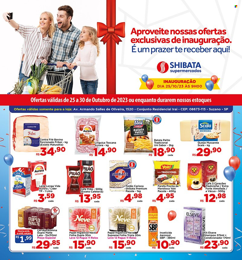 Folheto Shibata Supermercados - 25/10/2023 - 30/10/2023. Página 1