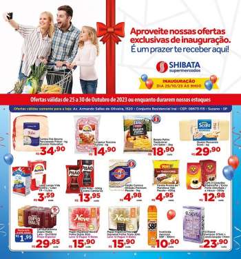 Folheto Shibata Supermercados - 25/10/2023 - 30/10/2023.