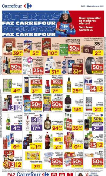 Folheto Carrefour Hiper - 27/10/2023 - 29/10/2023.