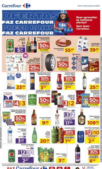 Folheto Carrefour Hiper - 27/10/2023 - 29/10/2023.