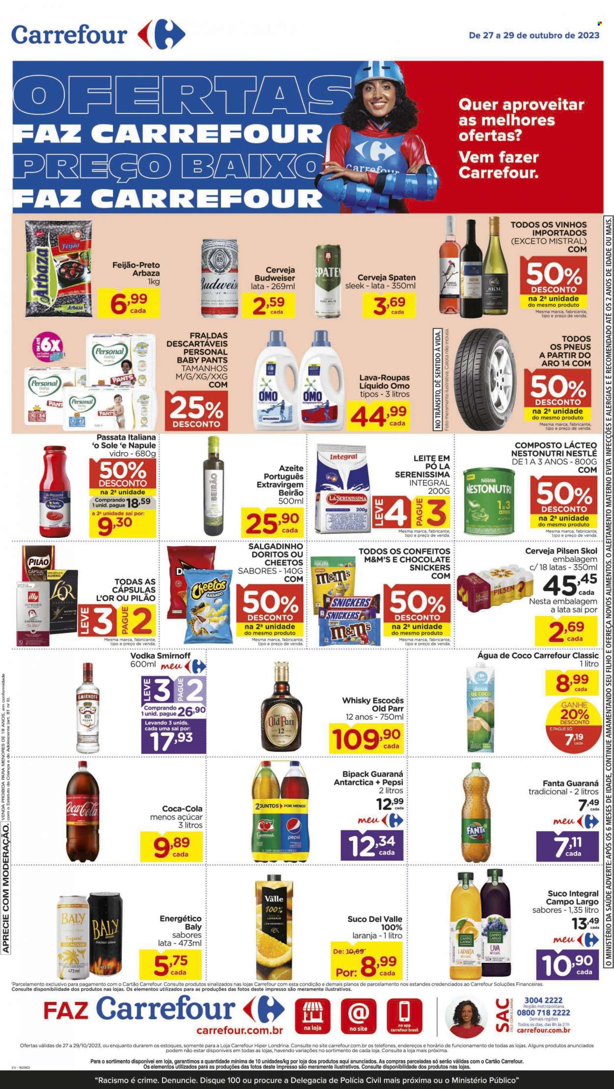 Folheto Carrefour Hiper - 27/10/2023 - 29/10/2023. Página 1