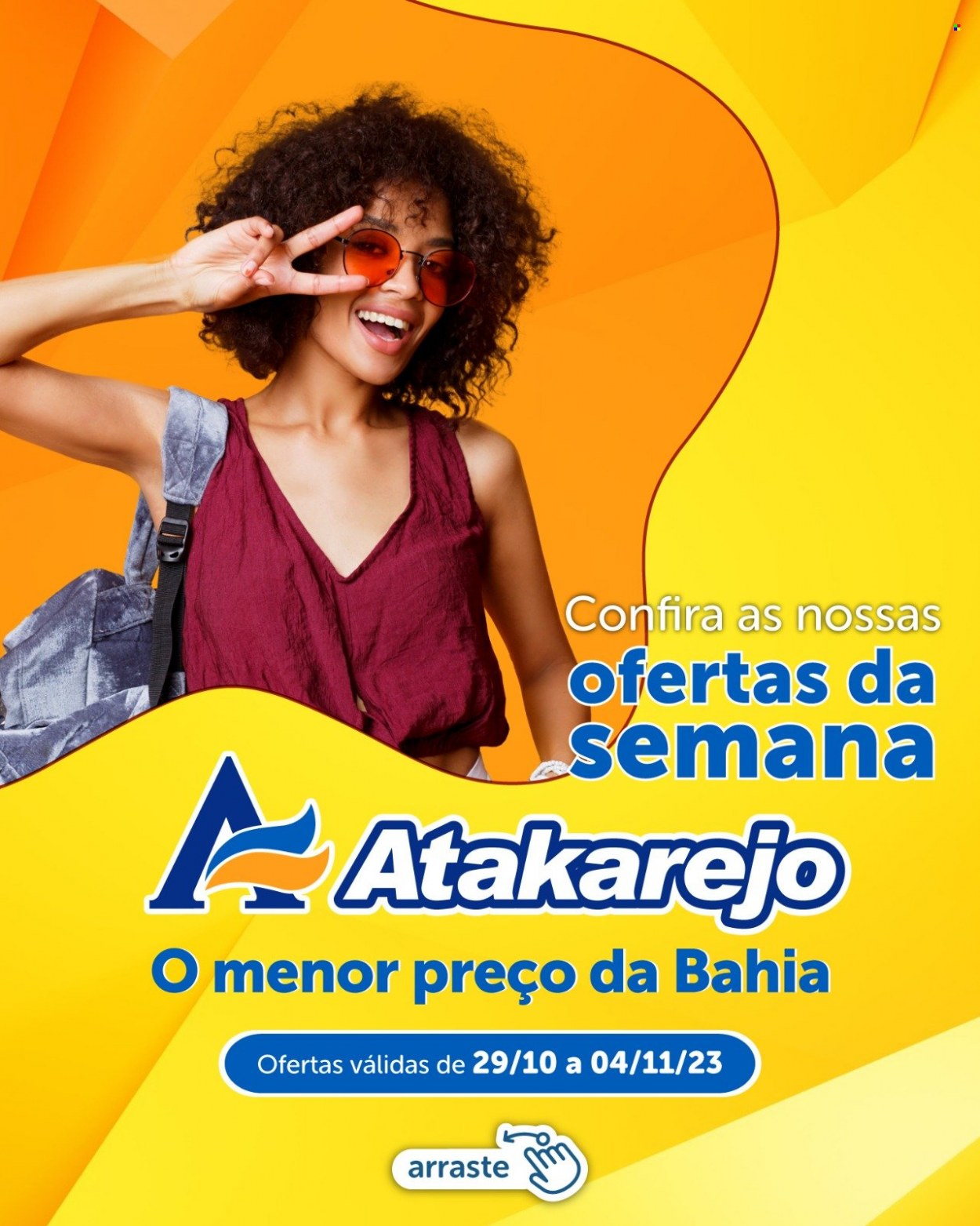 Folheto Atakadão Atakarejo - 29/10/2023 - 04/11/2023. Página 1