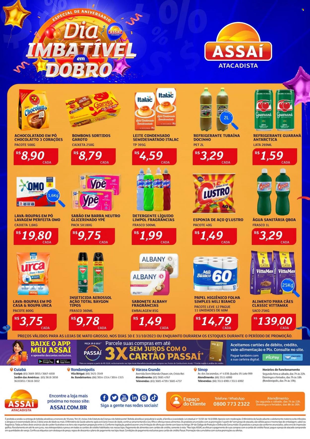 Folheto Assaí Atacadista - 30/10/2023 - 31/10/2023. Página 2