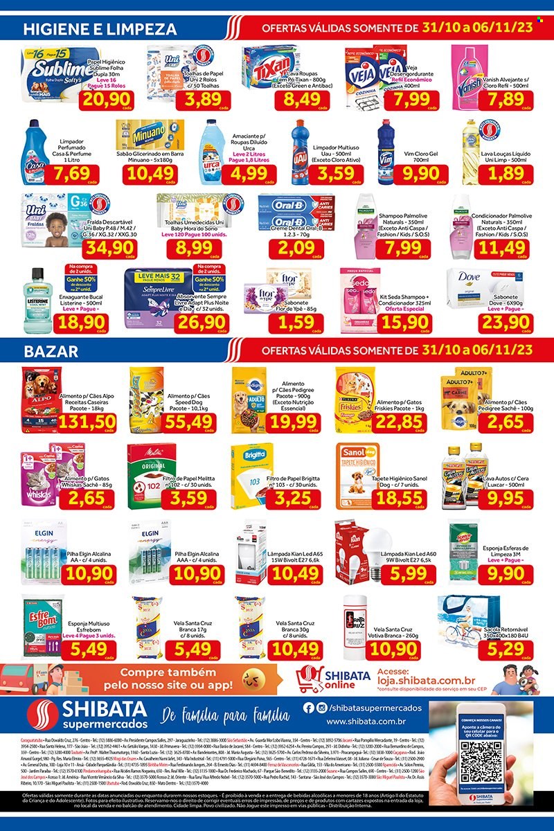 Folheto Shibata Supermercados - 31/10/2023 - 06/11/2023. Página 4