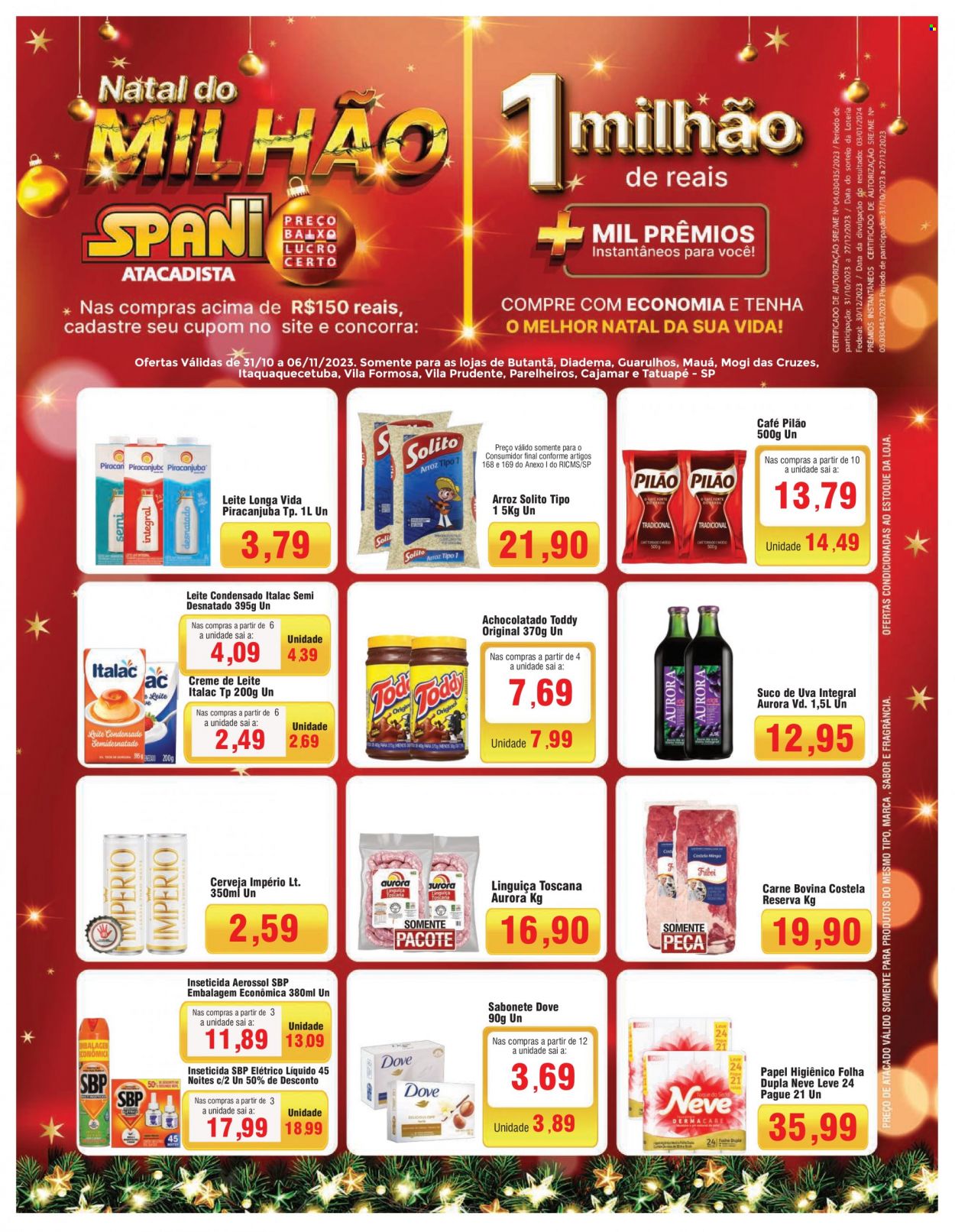 Folheto Spani Atacadista - 31/10/2023 - 06/11/2023. Página 1
