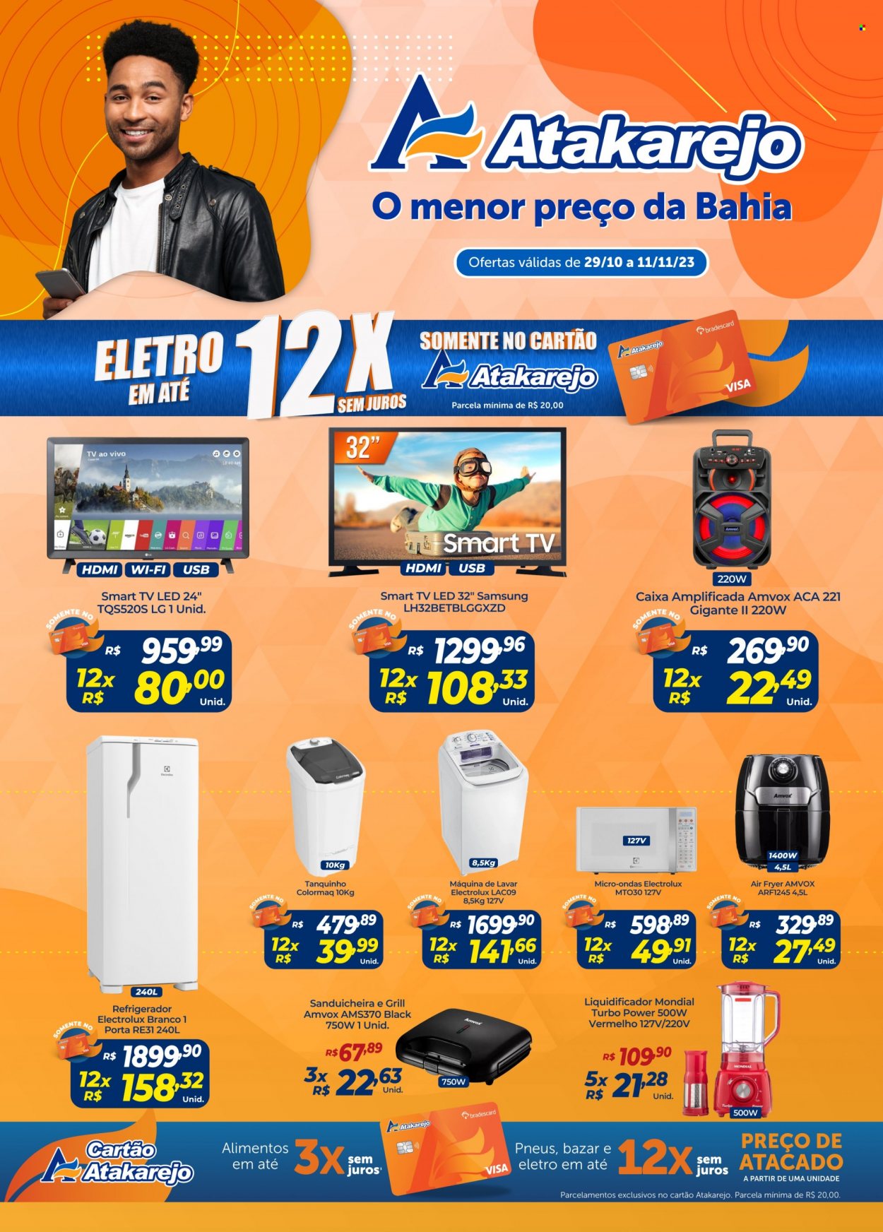 Folheto Atakadão Atakarejo - 29/10/2023 - 11/11/2023. Página 1
