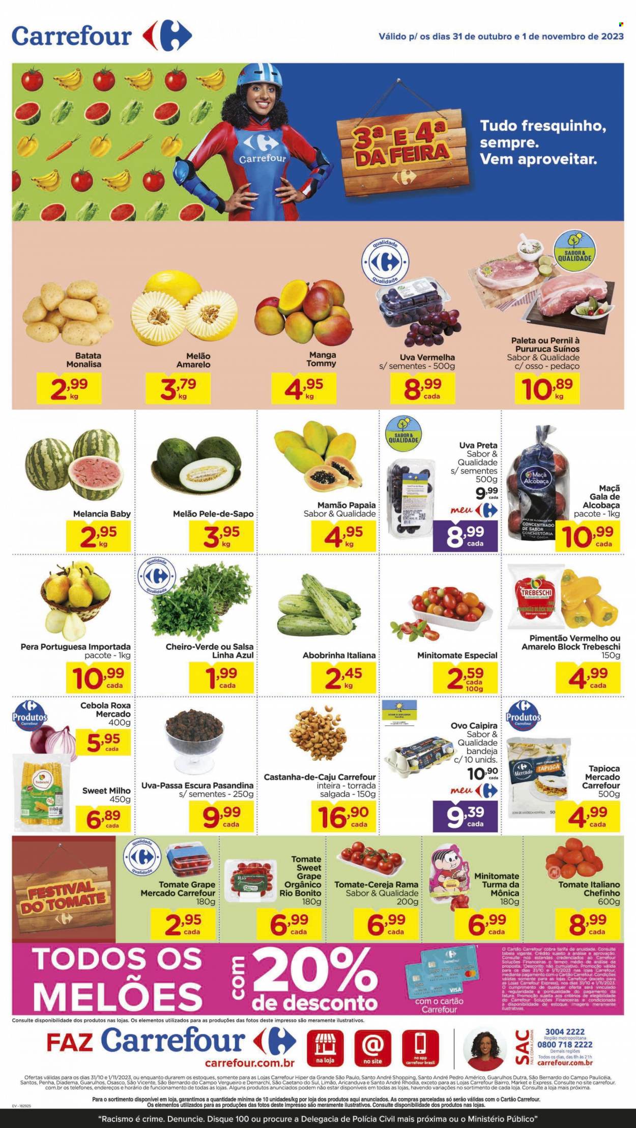 Folheto Carrefour Hiper - 31/10/2023 - 01/11/2023. Página 1