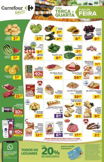 Folheto Carrefour Bairro - 31/10/2023 - 01/11/2023.