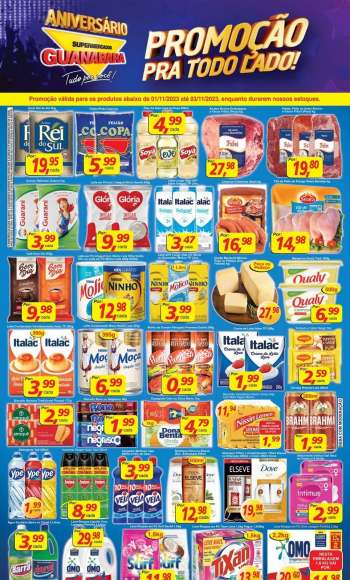 Folheto Supermercados Guanabara - 01/11/2023 - 03/11/2023.