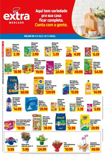 Folheto Mercado Extra - 31/10/2023 - 13/11/2023.
