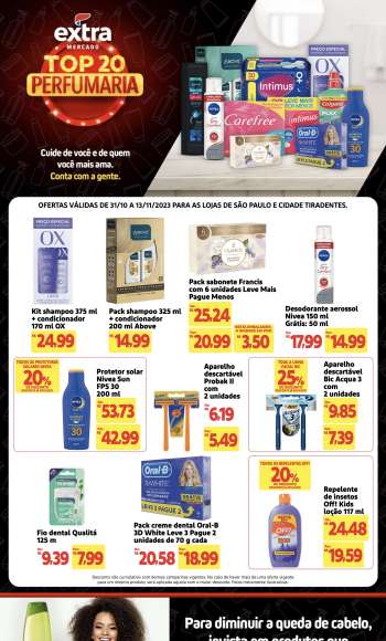 Folheto Mercado Extra - 31/10/2023 - 13/12/2023.