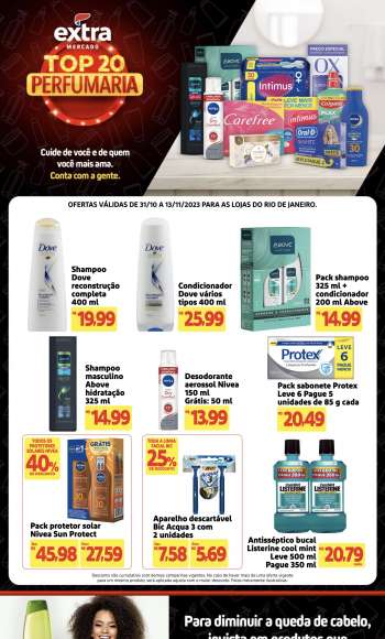 Folheto Mercado Extra - 31/10/2023 - 13/11/2023.