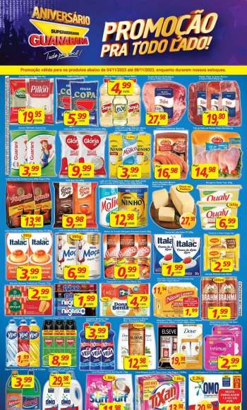Folheto Supermercados Guanabara - 04/11/2023 - 06/11/2023.