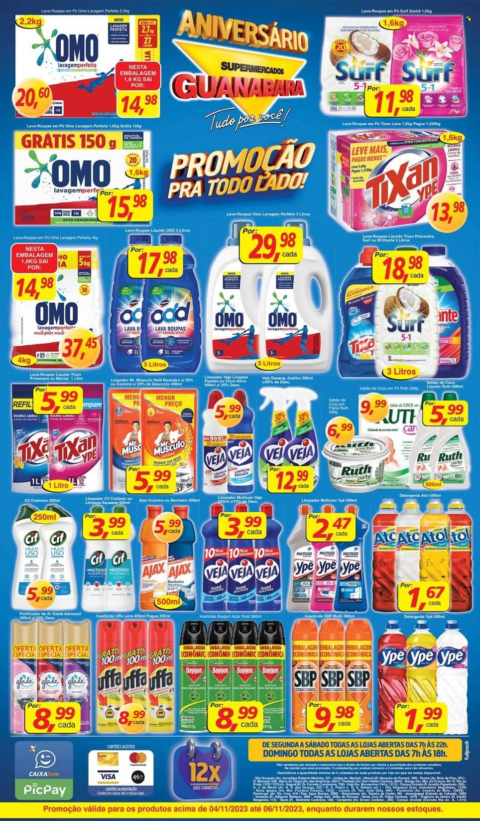 Folheto Supermercados Guanabara - 04/11/2023 - 06/11/2023. Página 12