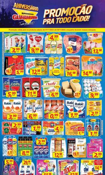 Folheto Supermercados Guanabara - 07/11/2023 - 09/11/2023.