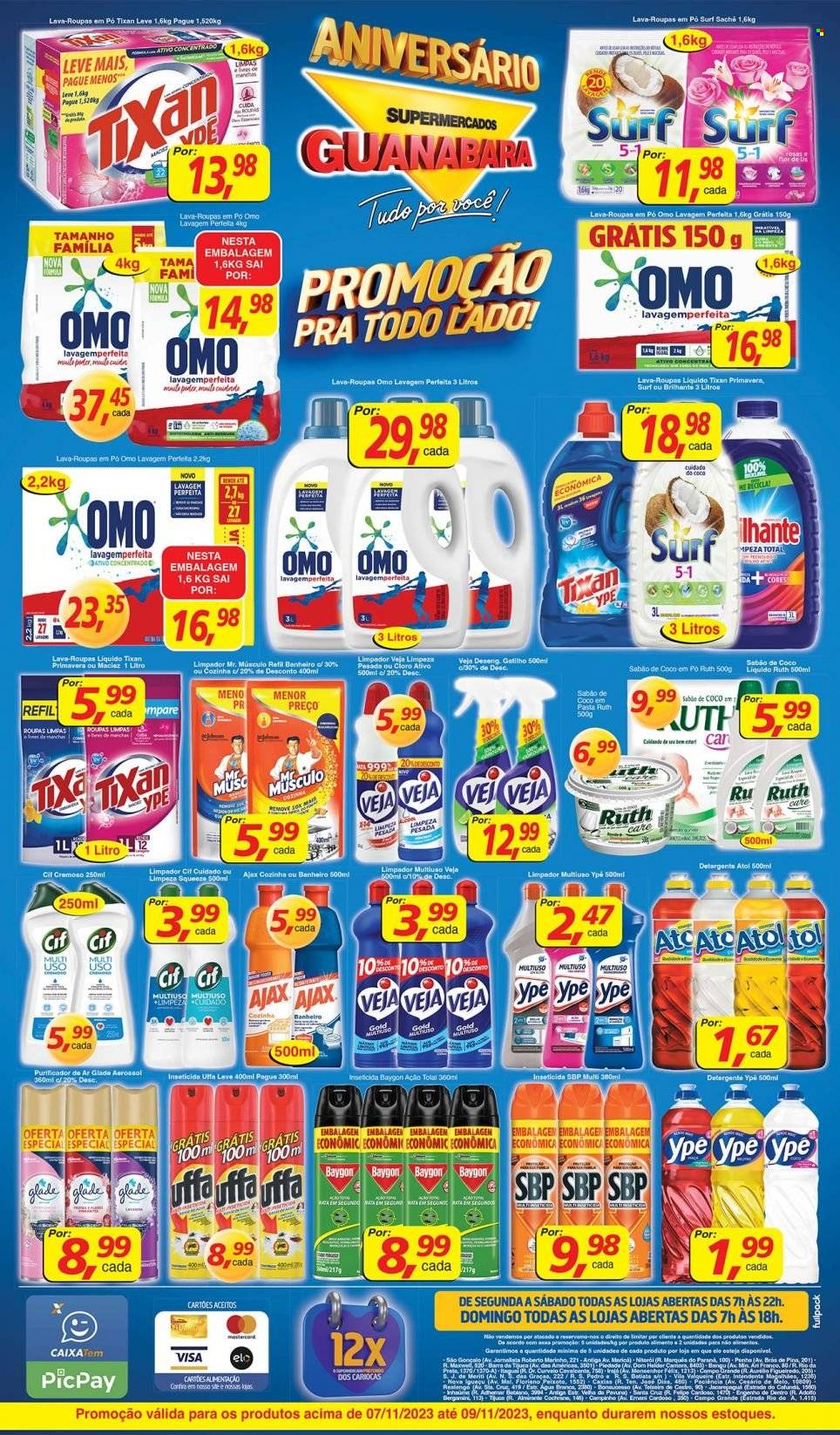 Folheto Supermercados Guanabara - 07/11/2023 - 09/11/2023. Página 12