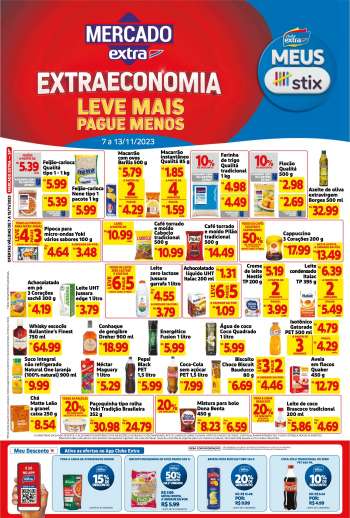 Folheto Mercado Extra - 07/11/2023 - 13/11/2023.