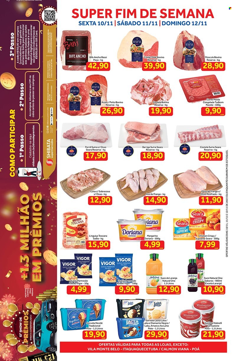 Folheto Shibata Supermercados - 10/11/2023 - 12/11/2023. Página 1
